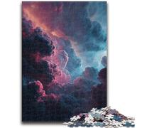 JigsawPuzzle 1000 Pieces for Teenagers Cloud Storm Difficult And Challenge with Matching Poster And Trivia Sheet for Age 14 50x75cm