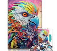 JigsawPuzzle 1000 Pieces for Teenagers Colorful Eagle,Brain Intelligence Challenge Addictive Toys Birthday Present,Gifts,Wall Art (75x50cm)