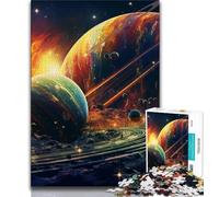 JigsawPuzzle 1000 Pieces for Teenagers Colourful Universe,Brain Intelligence Challenge Addictive Toys Birthday Present,Gifts,Wall Art (38x26cm)