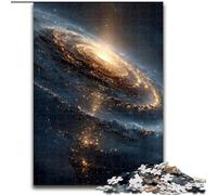 JigsawPuzzle 1000 Pieces for Teenagers Cosmic Andromeda, Stress Relief with Fully Interlocking Randomly Shaped Pieces for And 14 Years Old (Size 26x38cm)