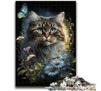 JigsawPuzzle 1000 Pieces for Teenagers Cute Kitten Toy Intellectual Game for Home Decoration for Age 14 Years Up 50x75cm