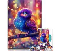 JigsawPuzzle 1000 Pieces for Teenagers Cute Sparrow,Brain Intelligence Challenge Addictive Toys Birthday Present,Gifts,Wall Art (38x26cm)