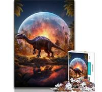 JigsawPuzzle 1000 Pieces for Teenagers Dinosaur World,Brain Intelligence Challenge Addictive Toys Birthday Present,Gifts,Wall Art (75x50cm)