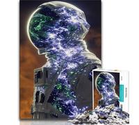 JigsawPuzzle 1000 Pieces for Teenagers Fantasy Astronaut,Toys Educational Games Stress Relieving Unique Home Decor And Gifts 38x26cm