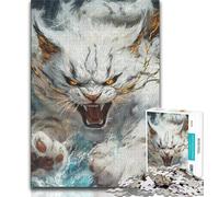 JigsawPuzzle 1000 Pieces for Teenagers Fantasy Cat,Brain Intelligence Challenge Addictive Toys Birthday Present,Gifts,Wall Art (75x50cm)