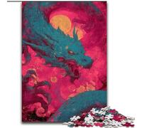 JigsawPuzzle 1000 Pieces for Teenagers Fantasy Dragon, Suitable for People Aged 14 And Above Educational Games Secret Santa Gifts (Size 50x75cm)