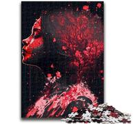 JigsawPuzzle 1000 Pieces for Teenagers Flowery Goddess for Educational Game Challenge Toy Deal As Gifts for The Whole Family 38x26cm