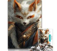 JigsawPuzzle 1000 Pieces for Teenagers Fox God,Toys Educational Games Stress Relieving Enhance Love between Couples 75x50cm