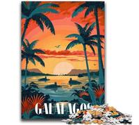 JigsawPuzzle 1000 Pieces for Teenagers Galapagos Sunset Bliss for Educational Game Challenge Toy Deal As Gifts for The Whole Family (size 50x70cm)