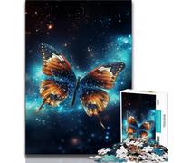 JigsawPuzzle 1000 Pieces for Teenagers Galaxy Butterfly,Brain Intelligence Challenge Addictive Toys Birthday Present,Gifts,Wall Art (75x50cm)