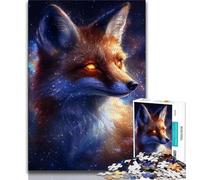 JigsawPuzzle 1000 Pieces for Teenagers Galaxy Fox,Brain Intelligence Challenge Addictive Toys Birthday Present,Gifts,Wall Art (75x50cm)