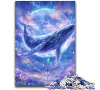 JigsawPuzzle 1000 Pieces for Teenagers Galaxy Whale Family Fun Fun at Home Activities, Birthday Present,Travel Gifts, for And 14 Years Old 26x38cm