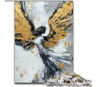 JigsawPuzzle 1000 Pieces for Teenagers Golden Angel, Train Your Brain And Hands Unique Birthday And Gifts for Age 14+ (Size 26x38cm)