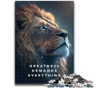 JigsawPuzzle 1000 Pieces for Teenagers Greatness Motivation for Age 14+ Quiz Game Fun at Home Activities, Birthday Present,Travel Gifts 50x75cm
