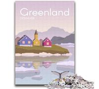 JigsawPuzzle 1000 Pieces for Teenagers Greenland for Educational Game Challenge Toy Deal As Gifts for The Whole Family (size 38x52cm)