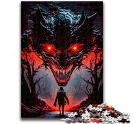 JigsawPuzzle 1000 Pieces for Teenagers Human And Monster for Educational Game Challenge Toy Deal As Gifts for The Whole Family 50x75cm