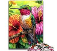 JigsawPuzzle 1000 Pieces for Teenagers Hummingbird Toy Intellectual Game for Home Decoration for Age 14 Years Up 50x75cm