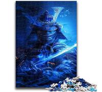JigsawPuzzle 1000 Pieces for Teenagers Japanese Neon Ninja Challenging Game Toys for Is Ideal As A Gift for The Whole Family 50x75cm
