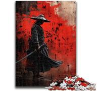 JigsawPuzzle 1000 Pieces for Teenagers Japanese Ninja Art for Age 14+ Quiz Game Fun at Home Activities, Birthday Present,Travel Gifts 26x38cm