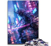 JigsawPuzzle 1000 Pieces for Teenagers Japanese Ninja Art for Age 14+ Quiz Game Fun at Home Activities, Birthday Present,Travel Gifts 50x75cm