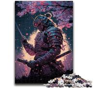 JigsawPuzzle 1000 Pieces for Teenagers Japanese Ninja Family Game Stress Reliever Difficult Challenge Artists Collection, Fine Art 26x38cm