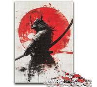 JigsawPuzzle 1000 Pieces for Teenagers Japanese Ninja Warrior for Educational Game Challenge Toy Deal As Gifts for The Whole Family 38x26cm