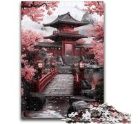 JigsawPuzzle 1000 Pieces for Teenagers Japanese Temple, Suitable for People Aged 14 And Above Educational Games Secret Santa Gifts 26X38CM
