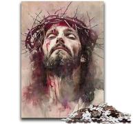 JigsawPuzzle 1000 Pieces for Teenagers Jesus Challenging Game Toys for Is Ideal As A Gift for The Whole Family 50x75cm