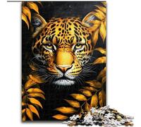 JigsawPuzzle 1000 Pieces for Teenagers Jungle Leopard Brain Intelligence Challenge Addictive Toys Birthday Present, Gifts, Wall Art (size 50x75cm)