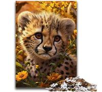 JigsawPuzzle 1000 Pieces for Teenagers Jungle Leopard for Educational Game Challenge Toy Deal As Gifts for The Whole Family 38x26cm