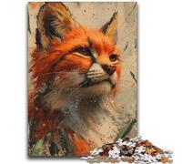 JigsawPuzzle 1000 Pieces for Teenagers Jungle Lynx Learning Educational Toys Family Games Enhance Love between Couples 50X75CM