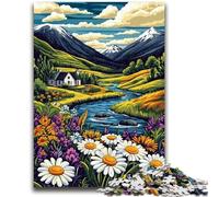 JigsawPuzzle 1000 Pieces for Teenagers Landscape Art Decompressing Intellectual Educational Toy Perfect Decoration 26x38cm