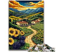 JigsawPuzzle 1000 Pieces for Teenagers Landscape Art for And 14 Years And over Educational Challenge Fun Activities at Home, Birthday Gifts, Travel Gifts 50x75cm