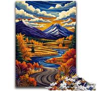 JigsawPuzzle 1000 Pieces for Teenagers Landscape Art Learning Educational Toys Family Games Enhance Love between Couples 50X75CM