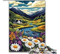 JigsawPuzzle 1000 Pieces for Teenagers Landscape Art, Suitable for People Aged 14 And Above Educational Games Secret Santa Gifts (Size 26x38cm)