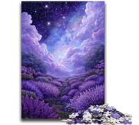 JigsawPuzzle 1000 Pieces for Teenagers Lavender Garden for Age 14+ Brain Teaser Game Best Gift for Adults And Teenagers 26x38cm