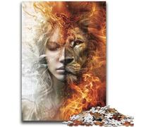 JigsawPuzzle 1000 Pieces for Teenagers Leo Woman Challenging Game Toys for Is Ideal As A Gift for The Whole Family 26x38cm
