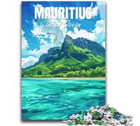 JigsawPuzzle 1000 Pieces for Teenagers Mauritius Stress Reliever Difficult Challenge Deal As Gifts for The Whole Family (size 50x70cm)