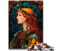 JigsawPuzzle 1000 Pieces for Teenagers Mayan Priestess Stress Reliever Difficult Challenge Deal As Gifts for The Whole Family 50x75cm