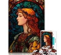 JigsawPuzzle 1000 Pieces for Teenagers Mayan Priestess,Toys Educational Games Stress Relieving Unique Home Decor And Gifts 75x50cm