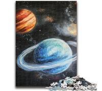 JigsawPuzzle 1000 Pieces for Teenagers Milky Way Galaxy Difficult And Challenge with Matching Poster And Trivia Sheet for Age 14 50x75cm