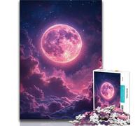 JigsawPuzzle 1000 Pieces for Teenagers Moon Landscape,Brain Intelligence Challenge Addictive Toys Birthday Present,Gifts,Wall Art (75x50cm)