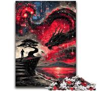 JigsawPuzzle 1000 Pieces for Teenagers Mysterious Dragon Family Fun Fun at Home Activities, Birthday Present,Travel Gifts, for And 14 Years Old 26x38cm