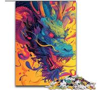 JigsawPuzzle 1000 Pieces for Teenagers Mysterious Dragon, for 14+ Challenging Game As A Gift for The Whole Family And Friends (Size 26x38cm)