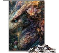 JigsawPuzzle 1000 Pieces for Teenagers Mysterious Flying Dragon,Help The Brain Exercise Addictive Toys to Cultivate Patience Enhance Memory 50x75cm