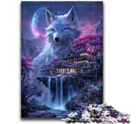 JigsawPuzzle 1000 Pieces for Teenagers Mysterious Fox for Educational Game Challenge Toy Deal As Gifts for The Whole Family 50x75cm