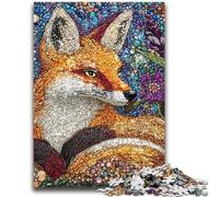 JigsawPuzzle 1000 Pieces for Teenagers Mysterious Fox Relax Games Educational Game for Birthday, Chrismas for And Age 14 Years Up 50x75cm