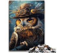 JigsawPuzzle 1000 Pieces for Teenagers Mysterious Owl, Suitable for People Aged 14 And Above Educational Games Secret Santa Gifts 26X38CM