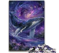JigsawPuzzle 1000 Pieces for Teenagers Mysterious Whale for Age 14+ Quiz Game Fun at Home Activities, Birthday Present,Travel Gifts 26x38cm