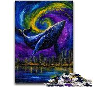 JigsawPuzzle 1000 Pieces for Teenagers Mysterious Whale Stress Reliever Difficult Challenge Unique Home Decor And Gifts 50X75CM